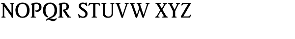 Brighton Medium LET Font UPPERCASE