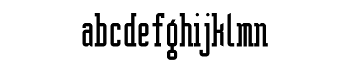 Brighton Serif NBP Font LOWERCASE