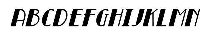 Broadmoor Italic Font LOWERCASE