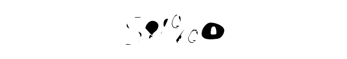 Broken Scanner Oblique Font OTHER CHARS
