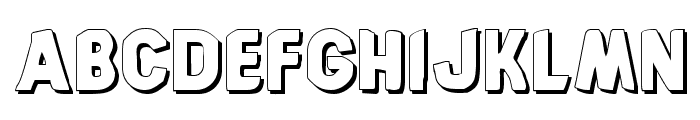 Bronic Shadow Font LOWERCASE