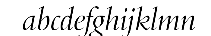 BrophyOpti-Italic Font LOWERCASE