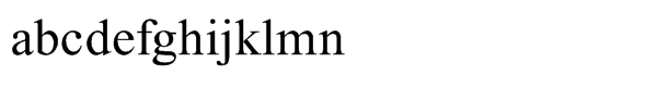 Brown Std Medium Font LOWERCASE