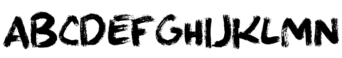 BrushieBrushie-Regular Font UPPERCASE