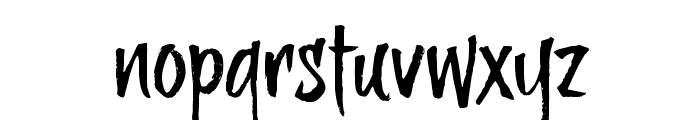 brushtipTexe TRIAL Font LOWERCASE