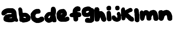 BUBBLEH Font LOWERCASE