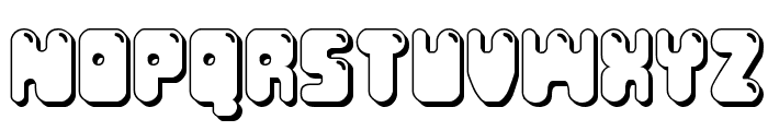 Bubble Butt 3D Regular Font UPPERCASE