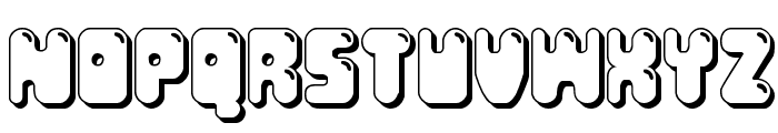 Bubble Butt 3D Regular Font LOWERCASE