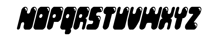 Bubble Butt Condensed Italic Font UPPERCASE