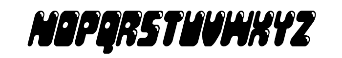 Bubble Butt Condensed Italic Font LOWERCASE