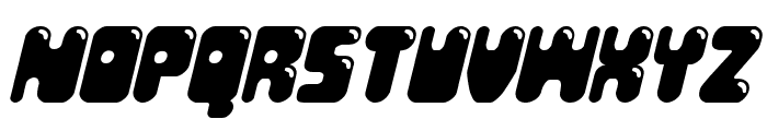 Bubble Butt Italic Font LOWERCASE