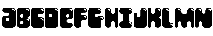 Bubble Butt Regular Font UPPERCASE