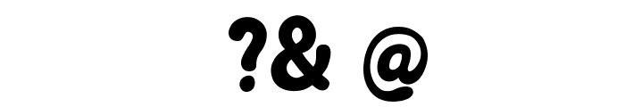 Bubblegun Font OTHER CHARS