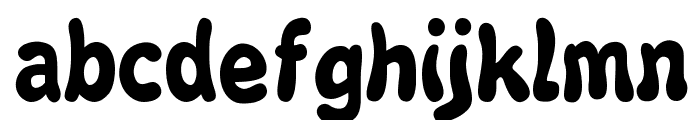 Bubblegun Font LOWERCASE