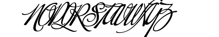 Buffet Script OT Font UPPERCASE