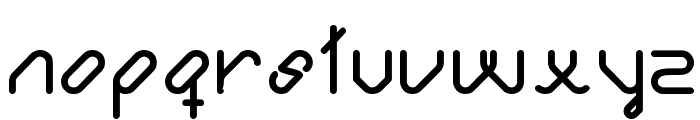 Bule Bold Font LOWERCASE