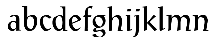 Bulgarian Palatia Font LOWERCASE