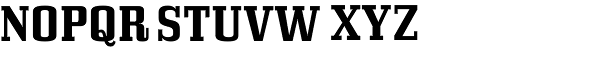 Bullpen Bold Font UPPERCASE