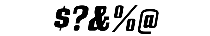 BullpenHv-Italic Font OTHER CHARS
