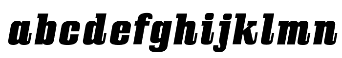 BullpenHv-Italic Font LOWERCASE