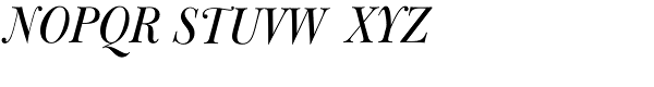 Bulmer Italic Font UPPERCASE