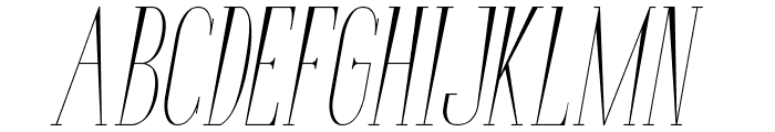 Bunga Cengkih Italic Font UPPERCASE