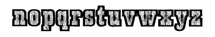 BurrisGhostTown Font LOWERCASE