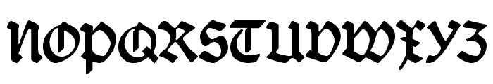 Burte-Fraktur Font UPPERCASE