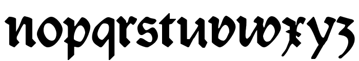 Burte-Fraktur Font LOWERCASE