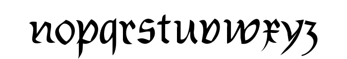 Burtinomatic Font LOWERCASE