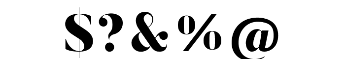 Butler-Black Font OTHER CHARS