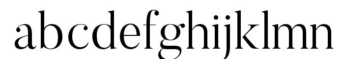Butler-Light Font LOWERCASE