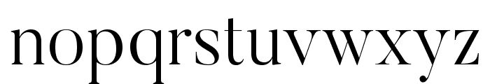 Butler-Light Font LOWERCASE