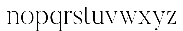 Butler-UltraLight Font LOWERCASE