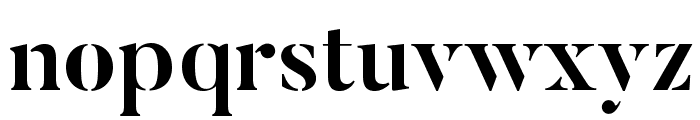 ButlerStencil-Bold Font LOWERCASE