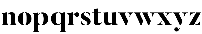 ButlerStencil-ExtraBold Font LOWERCASE