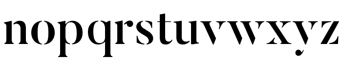 ButlerStencil-Medium Font LOWERCASE