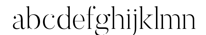ButlerStencil-UltraLight Font LOWERCASE