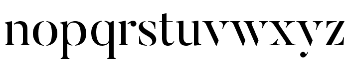 ButlerStencil Font LOWERCASE