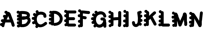 bubblefont Font LOWERCASE