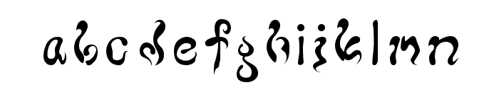 buddha Font LOWERCASE