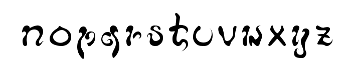 buddha Font LOWERCASE