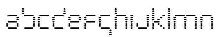 Byte Police Font LOWERCASE