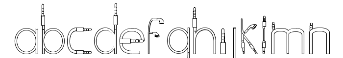 C - FONE Font LOWERCASE
