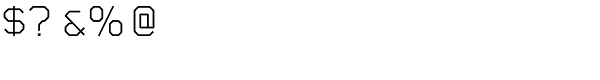CA Monodon Light Font OTHER CHARS