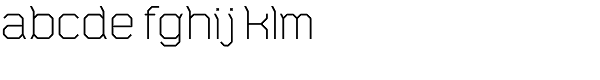 CA Monodon Light Font LOWERCASE