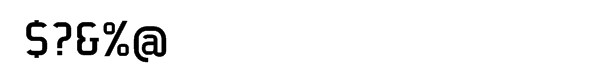 CA No Dr. Medium Expanded Font OTHER CHARS