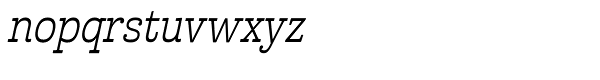 Cabrito Inverto Con Regular Italic Font LOWERCASE