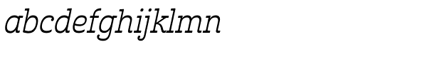 Cabrito Inverto Nor Regular Italic Font LOWERCASE