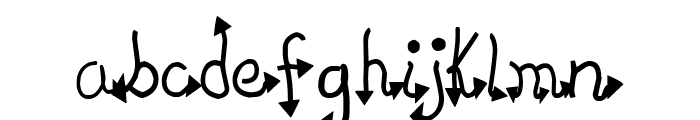Cachuelin Letter Font LOWERCASE
